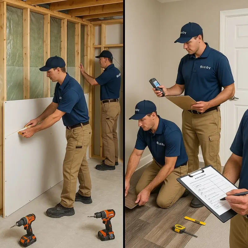 Repairs and Reconstruction process in York, SC